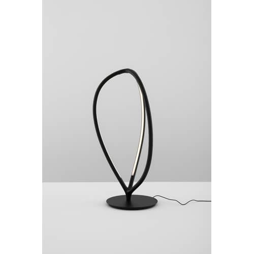 Tischleuchte Arrival LED metall schwarz / Aluminium - H 66 cm - Artemide - Schwarz - Aluminium