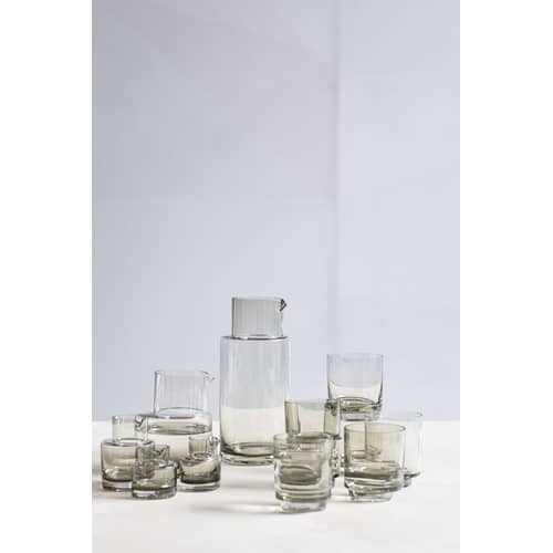 Verre Inner Circle / 15 cl - Verre - valerie objects - 15 cl / Gris fumé - Verre