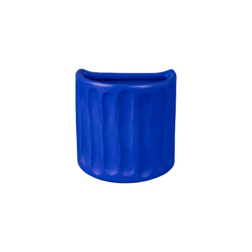 Wandvase Magna Graecia - Dorico keramik blau / B 25 x H 25 cm - Terrakotta - Seletti - Kobaltblau - Terrakotta