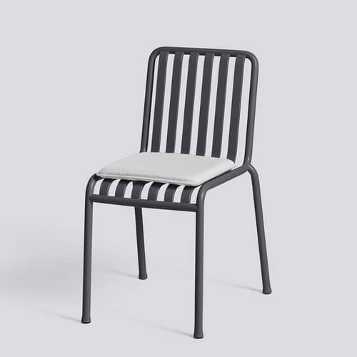 Zubehör  textil grau / Sitzkissen - für Stapelbarer Stuhl & Sessel Palisade - Hay - Hellgrau - Schaumstoff