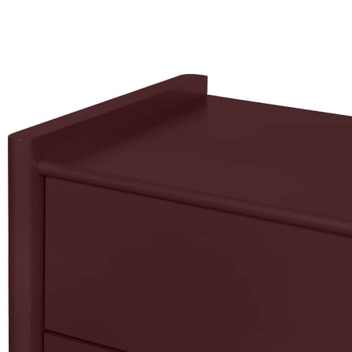 Buffet Rali bois rouge / L 160 x H 91 cm - NOO.MA - Vin de myrtille - MDF