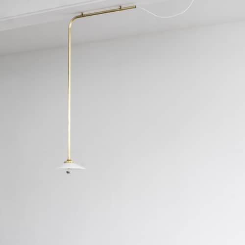 Plafonnier Celing Lamp n°2 / H 105 x L 55 cm - valerie objects - Laiton - Acier, Verre