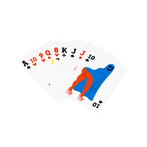 Jeu de cartes Manikhin papier multicolore / Jeu de 54 cartes - Normann Copenhagen - Multicolore - Papier plastifié