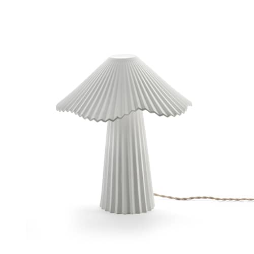 Lampada da tavolo Uala Small ceramica bianco / Ø 30,5 x H 34 cm - Serax - Bianco - Porcellana