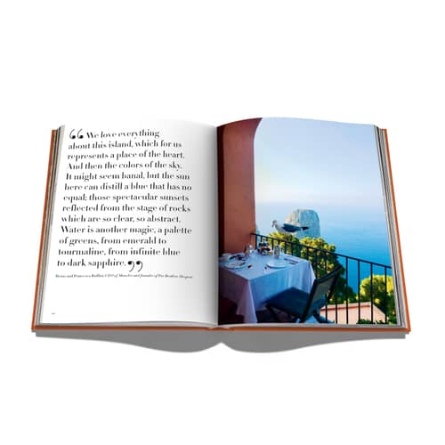 Livre Capri Dolce Vita / Langue Anglaise - Editions Assouline - Capri Dolce Vita - Lin, Papier