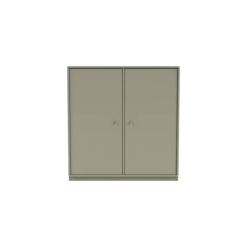 Rangement Cover Cabinet / L 69.6 x P 30 x H 72,6 cm - 2 portes - MONTANA - Fennel 144 - MDF laqué
