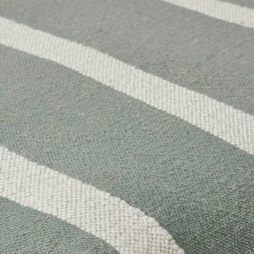 Sitzkissen Sigrid textil grün - BROSTE COPENHAGEN - Grün Agavengrün -  Micro-billes EPS, Baumwolle, Leinen