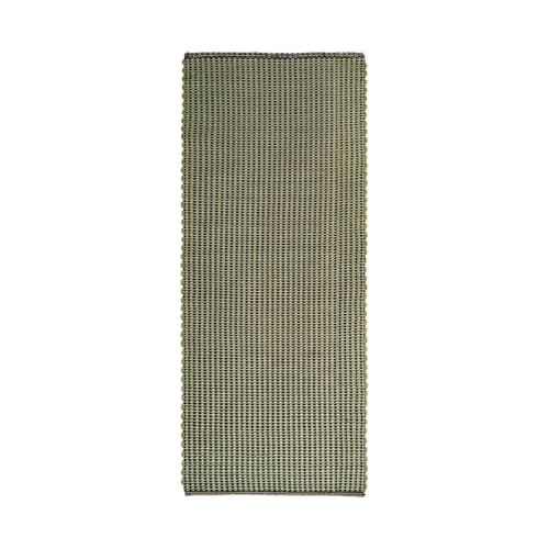 Tapis Cord tissu vert / 70 x 250 cm - Recyclé - Tom Dixon - Vert -  PET recyclé