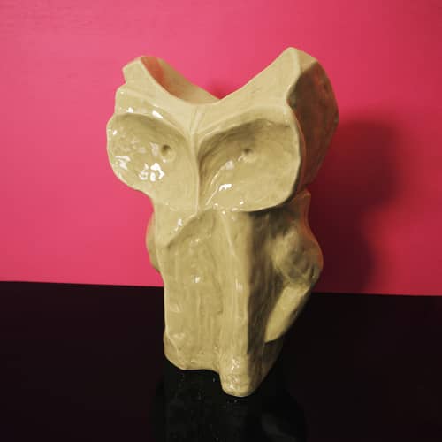 Vase After Midnight Owl  céramique jaune / Small - H 23 cm - Serax - Jaune - Grès émaillé