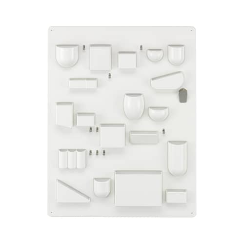 Wandablage Uten.Silo I RE plastikmaterial weiß / Recycelt - Dorothee Becker (1969) - 67 x 87 cm - Vitra - Weiß - Recyceltes ABS