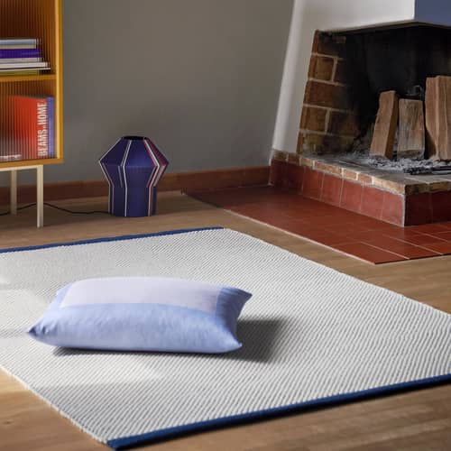 Coussin Ram tissu violet / 48 x 60 cm - Hay - Lavande -  Plumes, Coton biologique, Polyester