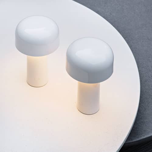 Lampe extérieur sans fil rechargeable Bellhop LED blanc - Flos - Blanc - Polycarbonate