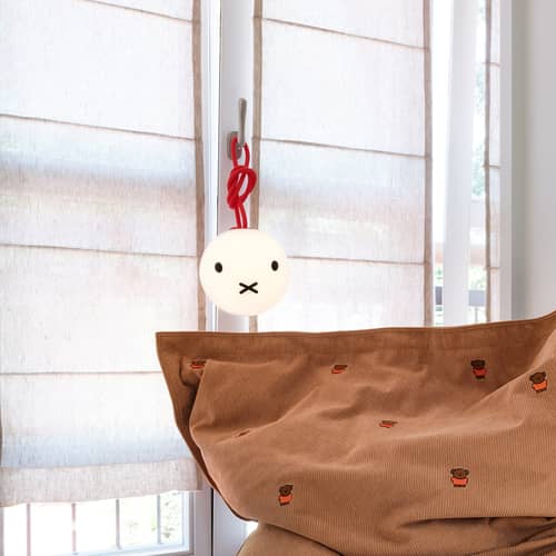 Lampe extérieur sans fil rechargeable Bolleke x Miffy / LED - Ø 20 cm - Fatboy - Miffy - Polyéthylène, Silicone