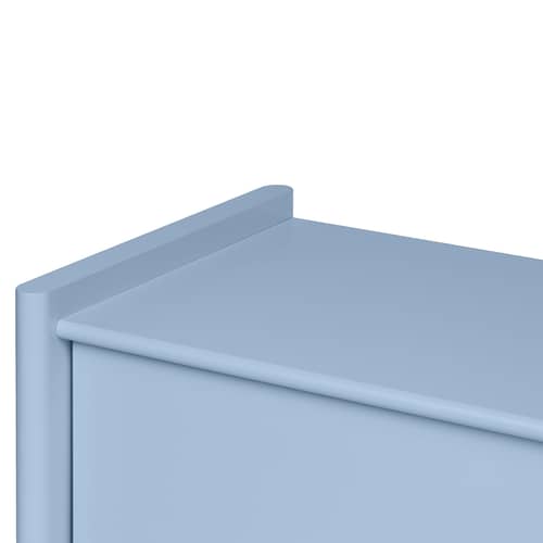Mobile TV Rali legno blu / L 160 x H 58 cm - NOO.MA - Azzurro - MDF