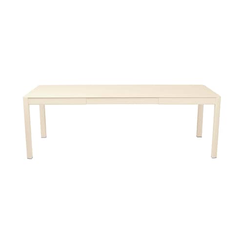 Table à rallonge Ribambelle métal beige / L 149 à 234 cm - 6 à 10 personnes - Fermob - Beige latte - Aluminium laqué