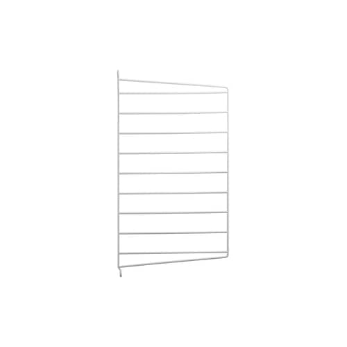  Wall mount metal white / by unit - H 50 x D 30 cm - String Furniture - White - Lacquered steel