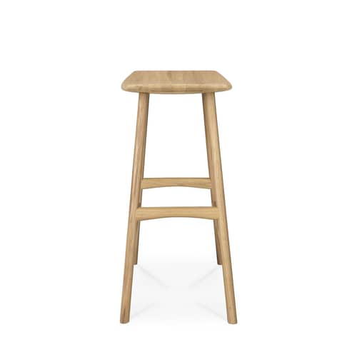Barhocker Osso holz natur / H 65 cm - Ethnicraft - Eiche - massive Eiche