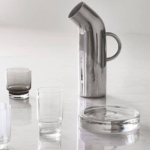Carafe Pipe métal / 1,2 L - Normann Copenhagen - Acier - Acier inoxydable
