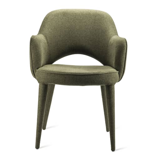 Fauteuil rembourré Cosy tissu vert - POLSPOTTEN - Vert Forêt - Métal, Mousse, Tissu polyester