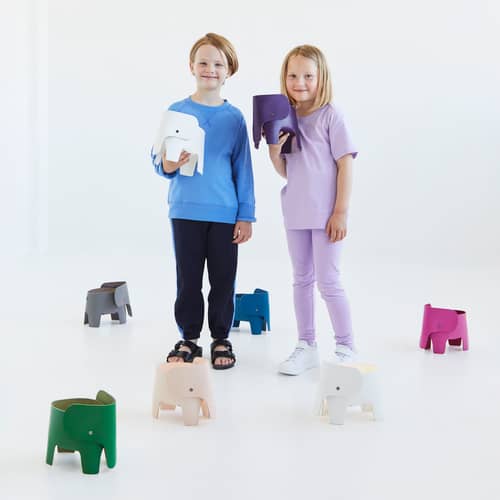 Lampada senza fili ricaricabile Elephant pelle rosa / Fatto a mano in Francia - EO - Rosa - Pelle