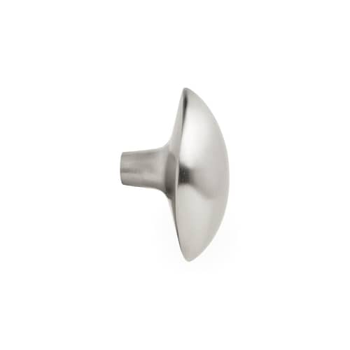 Appendiabiti Lemon metallo argento / Maniglia - Ferm Living - Acciaio spazzolato - Acciaio inossidabile satinato