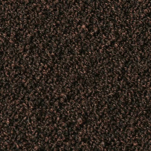 Poltroncina Rouli tessuto marrone / Divano da giardino modulare - Ferm Living - Castagna (ricci puri) - Schiuma PU ad alta resilienza, Tessuto bouclé outdoor