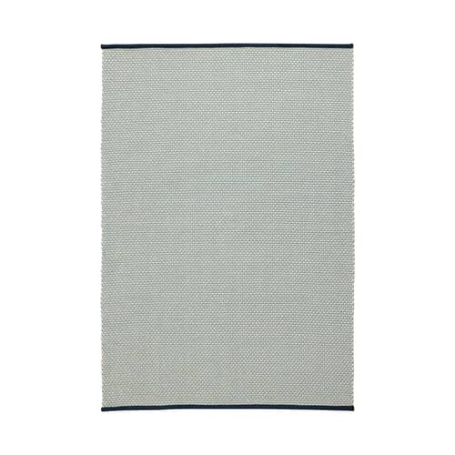 3 Colour Rug textile blue / 140 x 200 cm - Hay - Soft Turquoise - Hessian, Wool