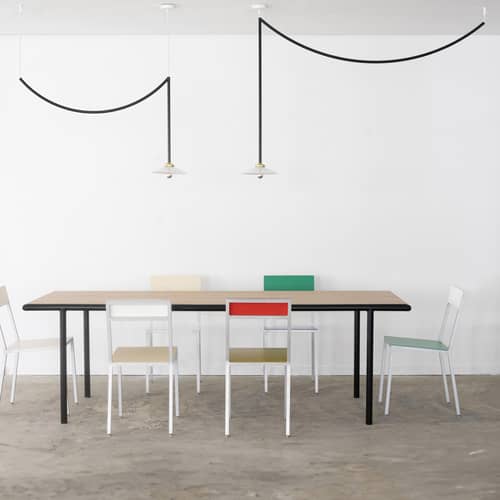 Plafonnier Celing Lamp n°5 / H 56 x L 100 cm - valerie objects - Noir - Acier, Verre