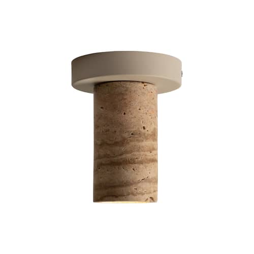 Deckenleuchte Tivoli stein beige - It\'s about Romi - Sand - Eisen, Travertin