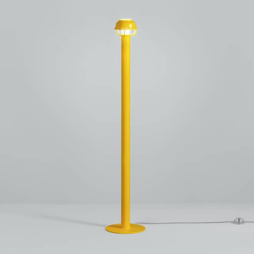 Lampada a stelo Kori metallo arancione - ARTEK - Arancione - Acciaio, Alluminio