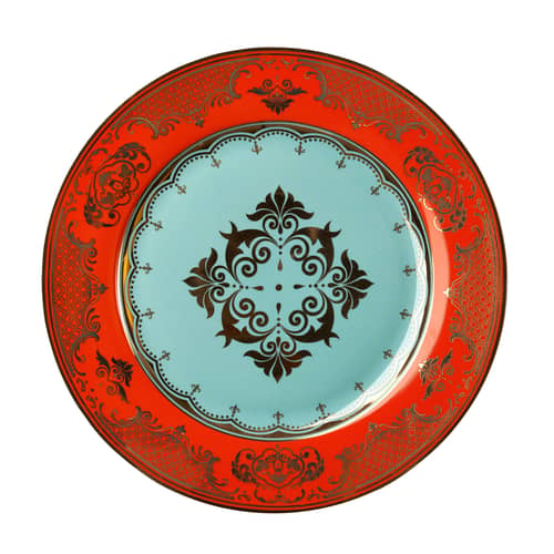 Piatto da dessert Grandpa ceramica multicolore / Set di 4 - Porcellana - Pols Potten - Multicolore - Porcellana smaltata