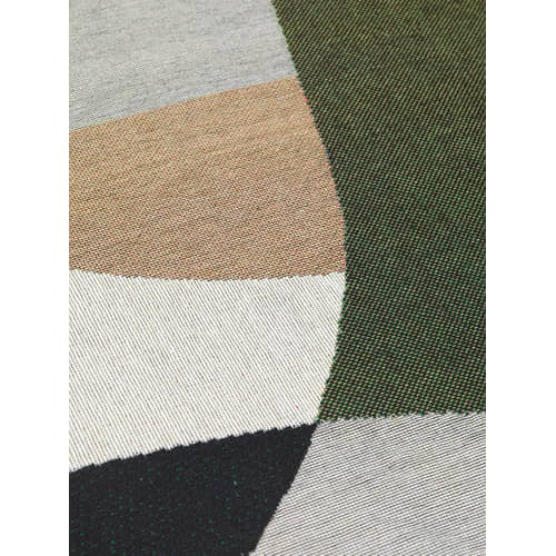 Plaid Entire multicolore / Tapisserie murale - 120 x 170 cm - Coton - Ferm Living - Multicolore - Coton