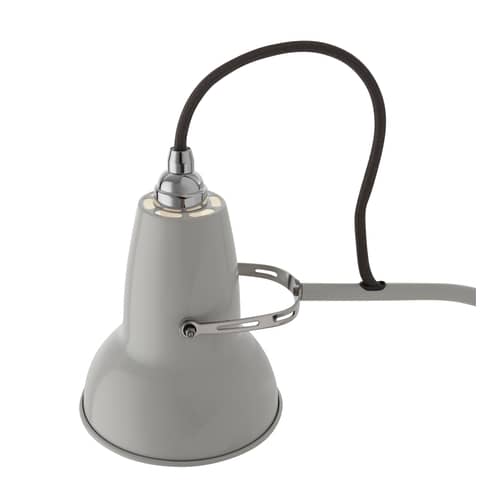 Original 1227 Mini Table lamp metal white Fixed arm - H 52 cm - Anglepoise - Linen White - Cast iron, Steel