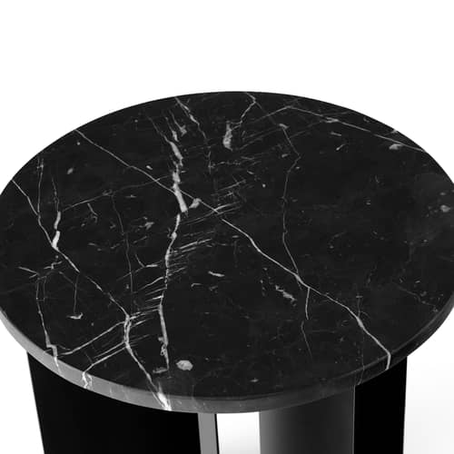 Zubehör  marmor schwarz / Tablett für Couchtisch Androgyne Ø 63 cm - Audo Copenhagen - Tablett / Marmor Marquina Marmor - Marquina Marmor