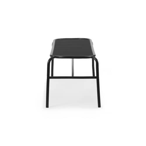 Banc Vig métal noir / L 150 cm - Normann Copenhagen - Noir - Acier thermolaqué