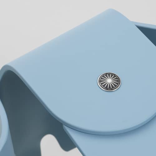 Dekoration Eames Elephant RE (1945) plastikmaterial blau / B 78,5 cm - Recycelter Kunststoff - Vitra - Himmelblau - Recyceltes Polypropylen