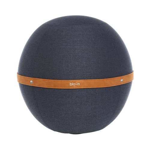 Ergonomischer Sitz Ballon Original XL textil blau / Ø 65 cm - BLOON PARIS - Ozeanblau - Polyester-Gewebe, PVC
