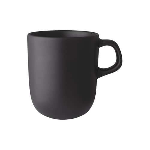 Tasse Nordic Kitchen céramique noir / Grès - 40 cl - Eva Trio - Noir mat - Grès