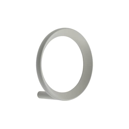 Wandhaken Loop Medium metall grau / Ø 7,8 cm - Metall - Normann Copenhagen - Warm-grau - Zink
