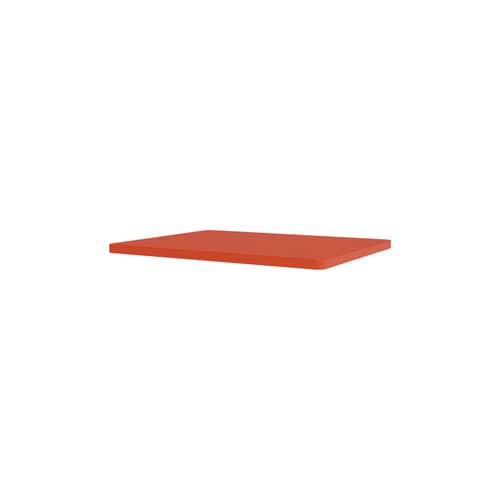  Accessory wood orange / Internal Shelf for Panton Wire Single - W 33 x D 25.7 cm - MONTANA - Eglantine 145 - Lacquered MDF