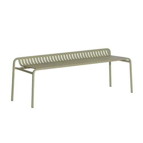 Banc Week-End métal vert / Aluminium - L 156 cm - Petite Friture - Vert Jade - Aluminium thermolaqué époxy