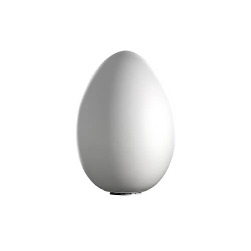 Lampada da tavolo Uovo Medium vetro bianco / H 44 cm - Fontana Arte - H 44 cm - vetro soffiato