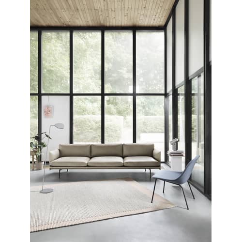 Lampe de table Beam métal vert / Double source lumineuse - Base rotative - H 26 cm - Muuto - Vert - Aluminium anodisé, PVC