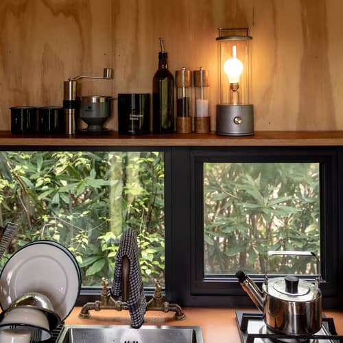 Lampe extérieur sans fil rechargeable The Muse OUTDOOR 2.0 métal / IP65 - Acrylique incassable - TALA - Aluminium brut - Acrylique incassable, Aluminium brut