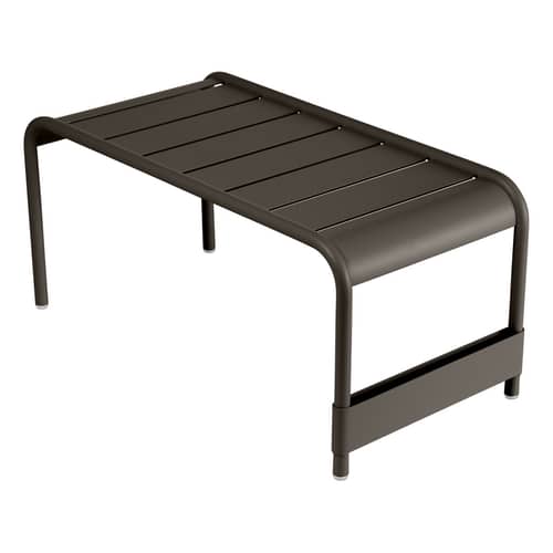 Bank Luxembourg metall braun / Couchtisch - 86 x 43 x H 40 cm - Fermob - Tonka - Aluminium