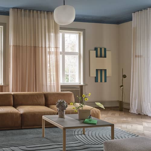 Stehleuchte Post metall grün / LED - 2 schwenkbare Spotlights mit Magneten - Muuto - Grün-Braun - lackierter Stahl