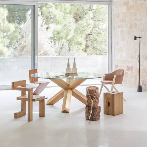 Sgabello LC14 Maison du Brésil di CASSINA legno naturale Made