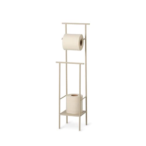 Toilettenpapierhalterung Dora metall beige / Metall - Ferm Living - Kaschmir-beige - Metall