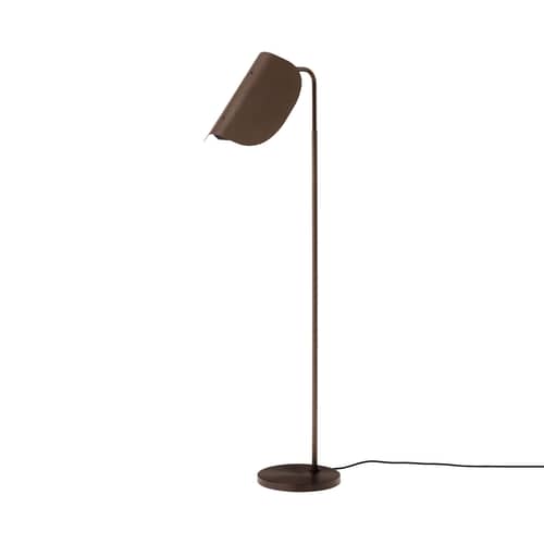 Lampadaire Wing métal / Orientable - Audo Copenhagen - Bronze - Acier, Aluminium