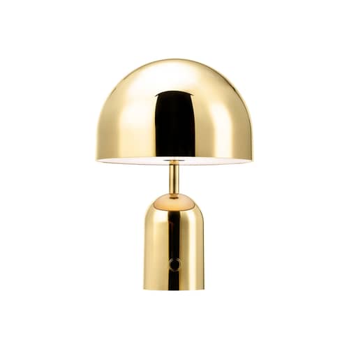 Bell LED Wireless rechargeable lamp plastic material gold - Tom Dixon - Gold - ABS